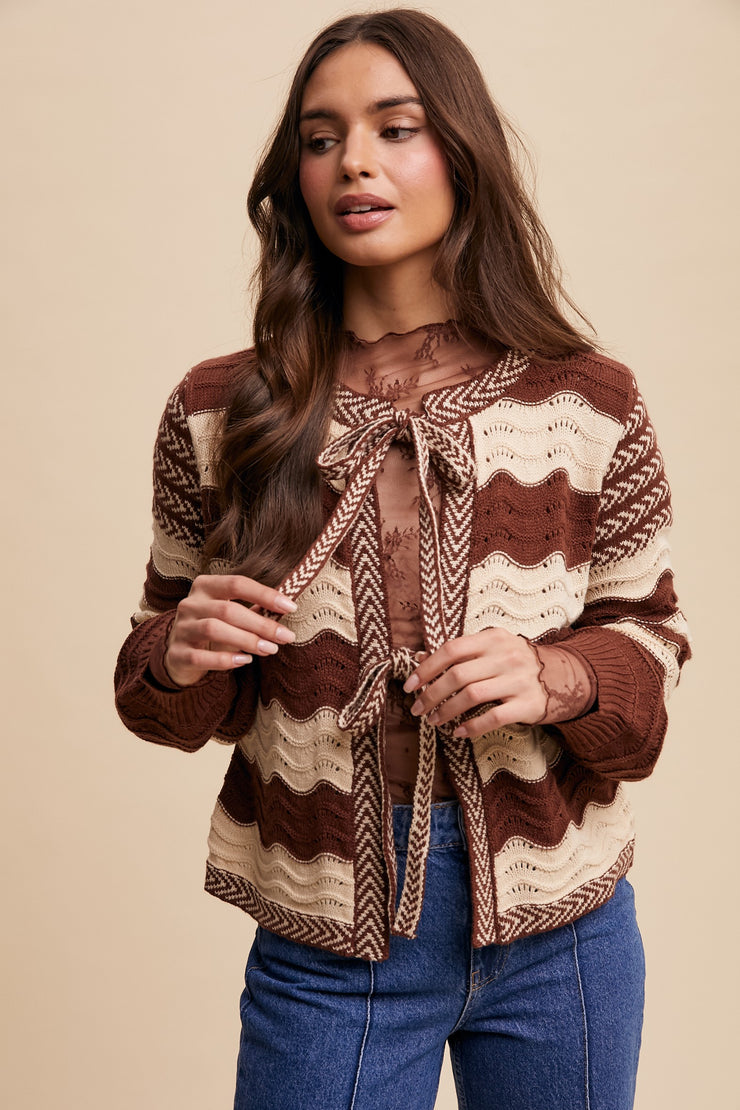 Java Chip Cardigan