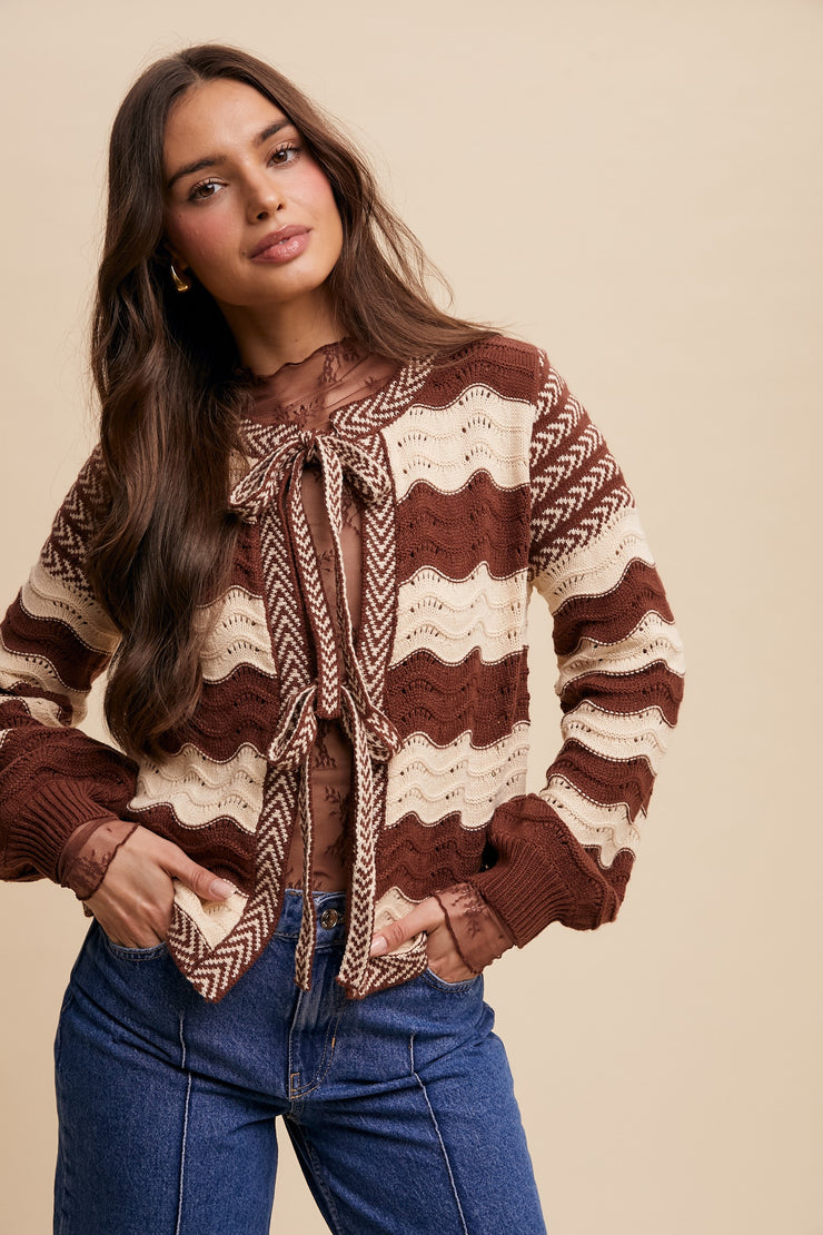 Java Chip Cardigan