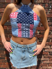 American Pie Halter Top