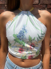 Summer Flowers Halter Top