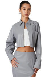 Austin Cropped Button-Up